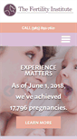 Mobile Screenshot of fertilityinstitute.com